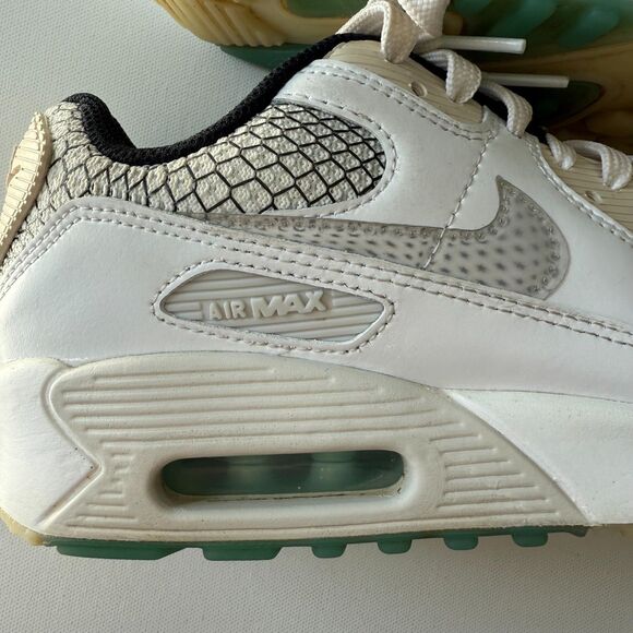 Nike Air Max 90 SE 2 GS White Glacier Ice Size 7Y Boys Big Kid Shoes, Running - Picture 3 of 14